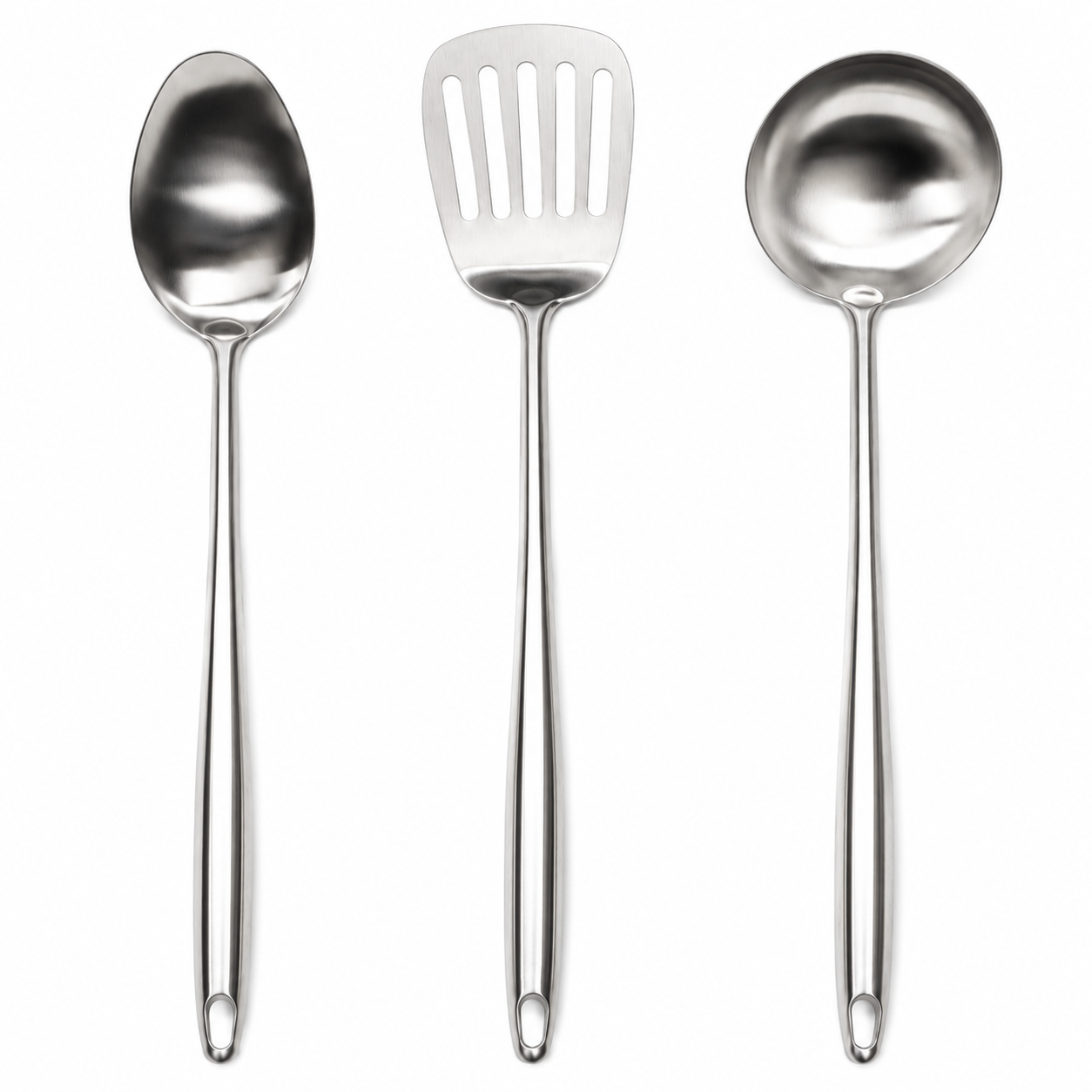 17 Inch 304 Stainless Steel Skimmer Ladle with Long Handle