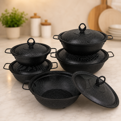 Yurtrain metal fruit drain basket with lid