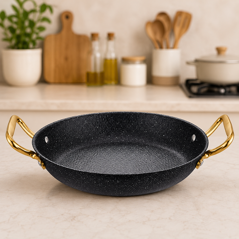 Premium black non-stick frying pan for everyday cooking
