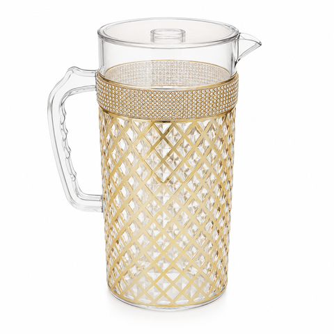 Premium Golden Water Pitcher for Cold Drinks