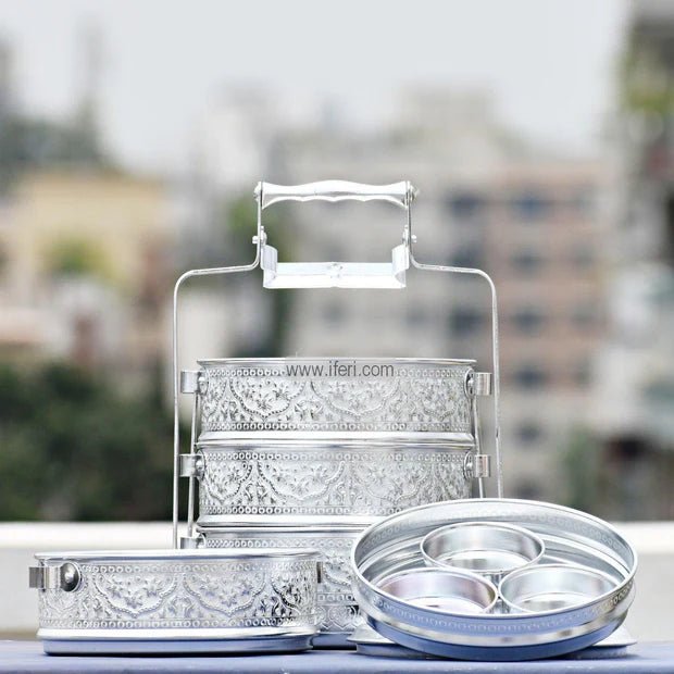 Portable stainless steel food carrier lunch box