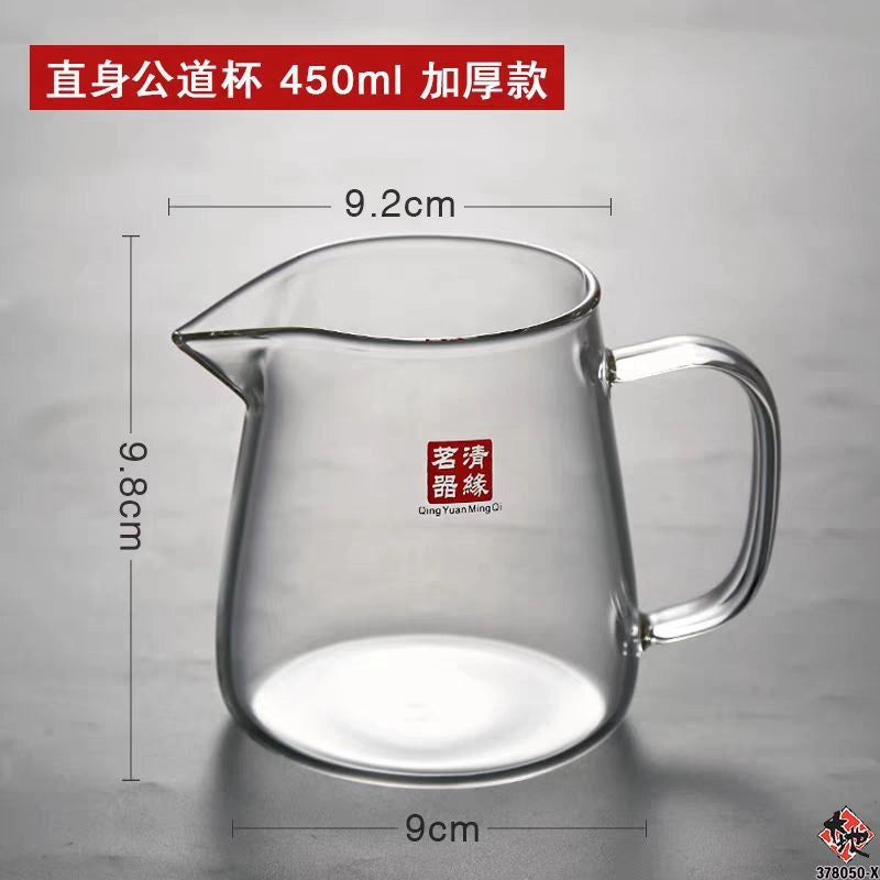 Apple Borosilicate Glass Teapot & Water Cup Set | Heat-Resistant Green Apple Tea Set for Hot & Cold Drinks