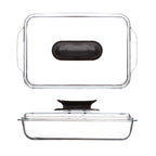 3L High Borosilicate Glass Baking Dish with Lid
