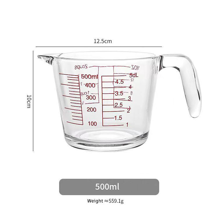 
1000ml heat-resistant measuring jug for kitchen use