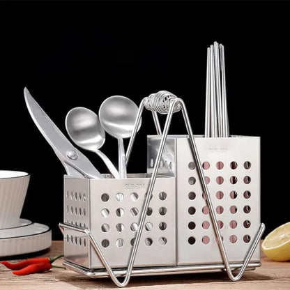 Premium Quality Stainless Steel Spoon Stand – Kitchen Cutlery Holder