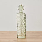 Quid Gaseosa Bottle – 1 Liter Mesh Air Blue | QD Premium Glass Water Bottle