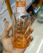 Glass Customize Borosilicate Fitness Water Bottle – With Time Stamp &amp; Glass Lid