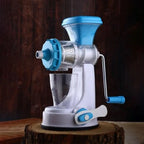 Blue Plastic Manual Hand Fruit Juicer