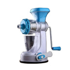 Blue Plastic Manual Hand Fruit Juicer