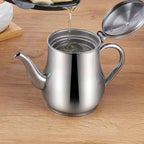 Non-Magnetic Stainless Steel Soy Sauce Jug with leakproof design