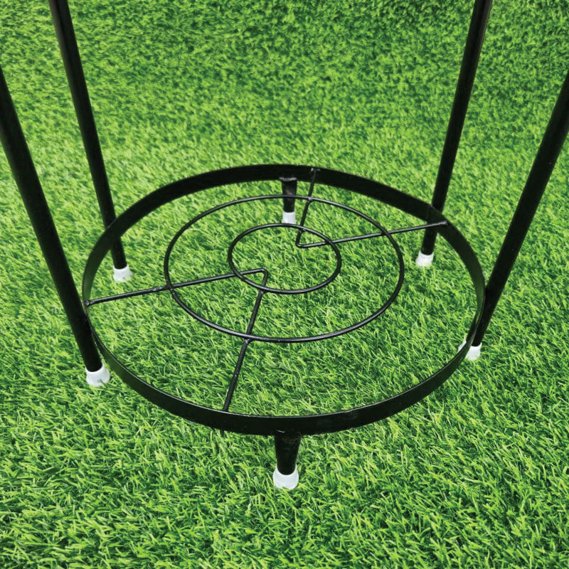 Multi- 5 Layer Black Metal Kitchen Corner Pot Rack Kitchen Islands & Carts Tiered Pot Rack for Efficient Cabinet Organization