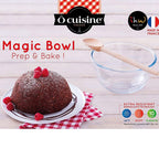 Premium High Borosilicate Glass Salad Bowl – Heat Resistant Microwave Safe Transparent Serving Bowl