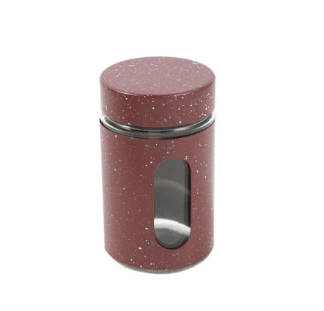 Metal &amp; Glass Salt and Pepper Shaker – 5 × 8.2 cm