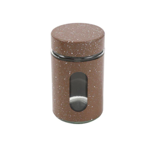 Metal &amp; Glass Salt and Pepper Shaker – 5 × 8.2 cm
