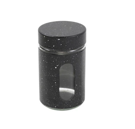 Metal &amp; Glass Salt and Pepper Shaker – 5 × 8.2 cm