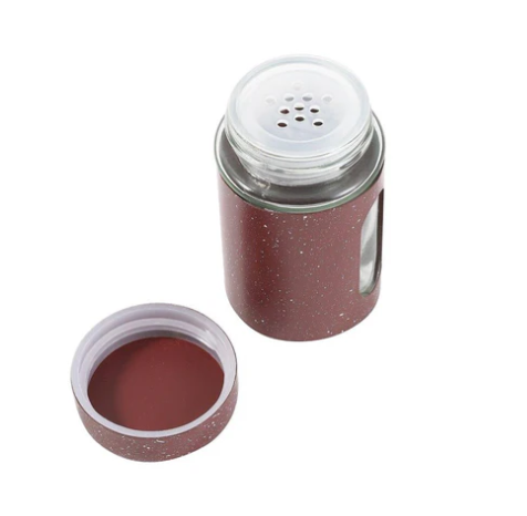 Metal &amp; Glass Salt and Pepper Shaker – 5 × 8.2 cm