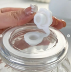 Glass Handle Drinking Cup with Lid &amp; Straw – 800ml / 27oz