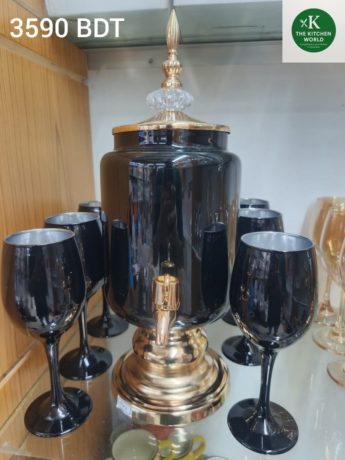 7 pis glass juice set