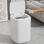 Smart Charging Bathroom Trash Can – Automatic Sensor Garbage Bin (Large Capacity)