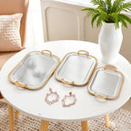 Shubin Tray custom creative shaped stainless steel storage trays ornament soft decoration sample room light luxury