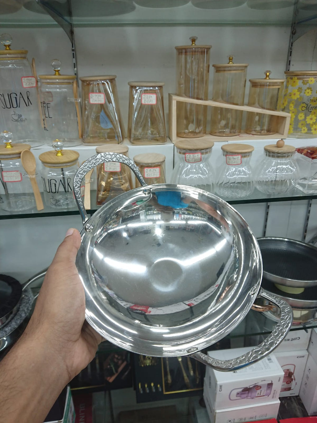 Thickened Stainless Steel Dry Pot with Solid Alcohol Stove
