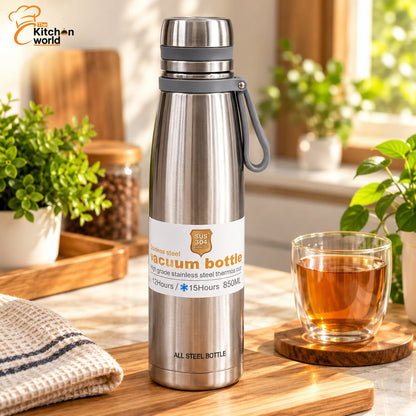 Stainless Steel Vacuum Bottle – Hot & Cold for Home and Outdoor