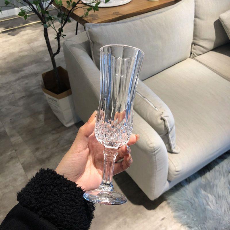 Lead-Free Diamonds Red Glass Cup / Shot Glass