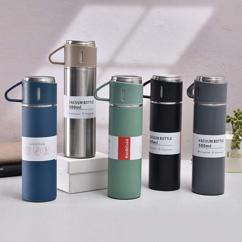 
500ML stainless steel vacuum flask gift set by The Kitchen World