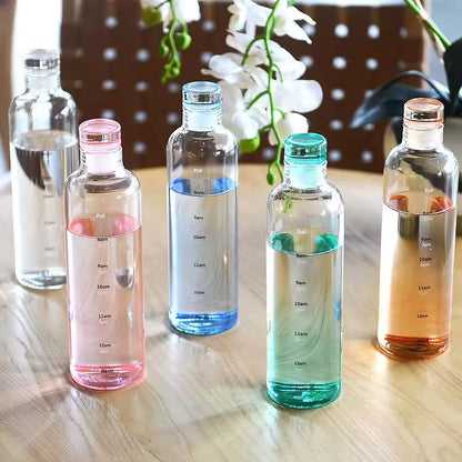 500ml Fitness Water Bottle with Time Marker