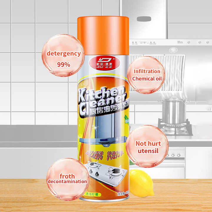 500ml multipurpose oil stain cleaner spray for kitchen