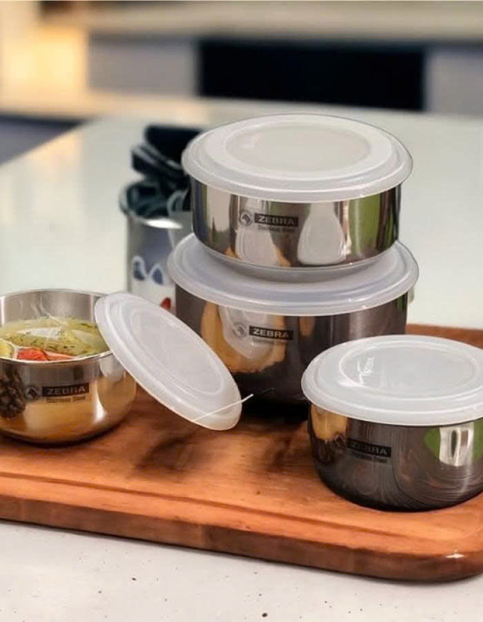 Food Storage Set 12 to 18 cm (4 Pcs)