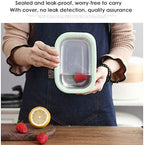 Lunch Box Food Storage Container Rectangular Stainless Steel Crisper Box Student Lunch Box lunch Box Food Leakproof Storage Home Adults