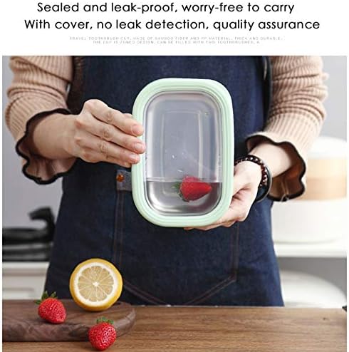 Lunch Box Food Storage Container Rectangular Stainless Steel Crisper Box Student Lunch Box lunch Box Food Leakproof Storage Home Adults