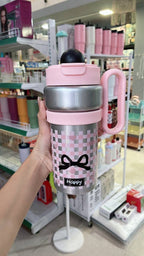 "Happy" & "Free" 900ml Vacuum Thermos - Double-Wall Insulated Stainless Steel Bottle