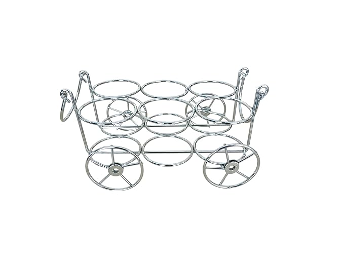 6-Piece Dining Table Salt &amp; Pepper Set with Stand