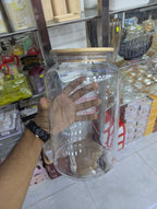 Food Grade Acrylic Storage Container with Bamboo Lid | Eco-Friendly Reusable Kitchen Jar