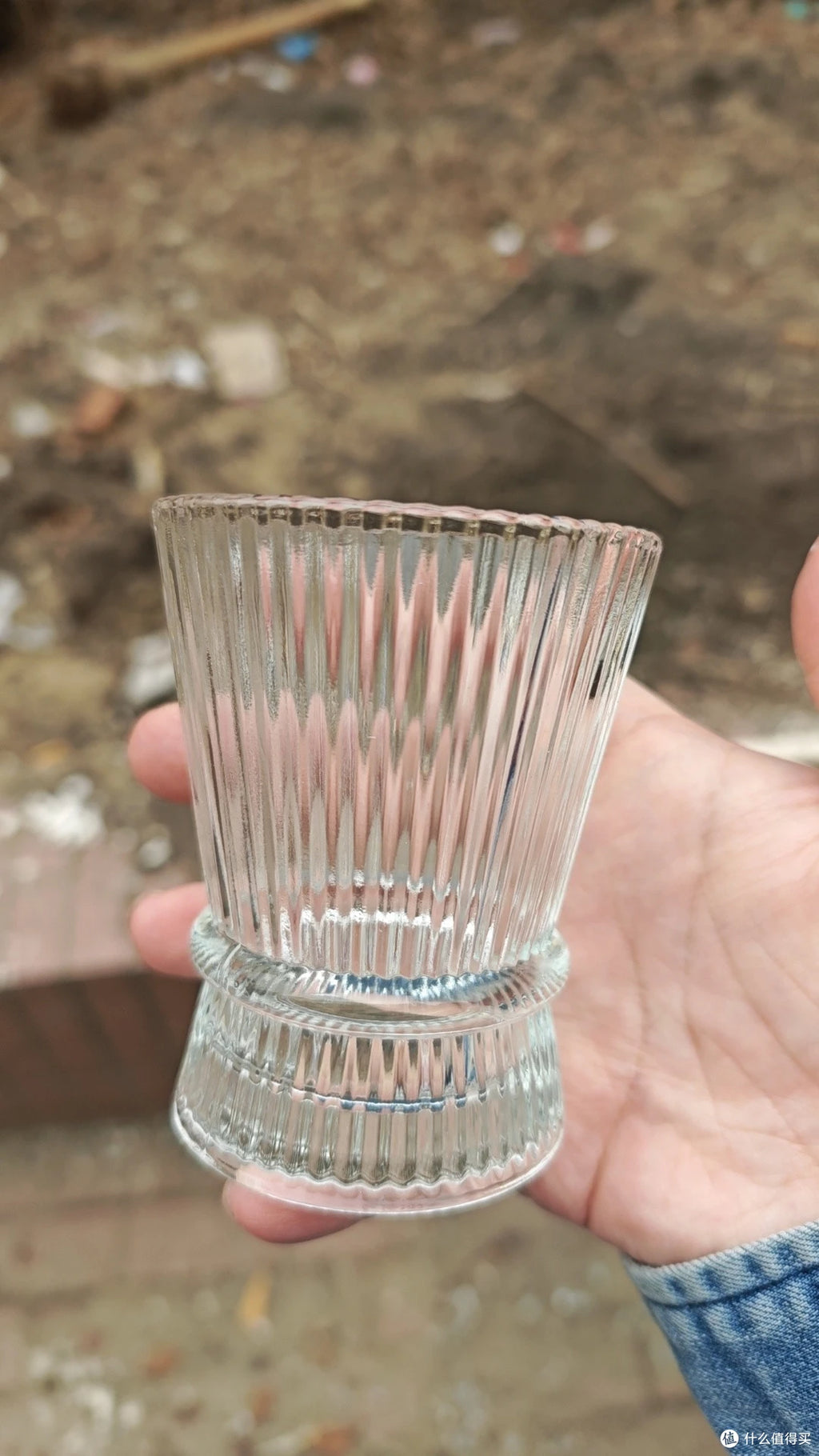 New Striped Coffee Glass Cup – Dessert, Pudding, Ice Cream & Whiskey Glass