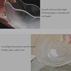 Crystal Glass Dessert &amp; Cereal Bowl Set – 3 Pcs