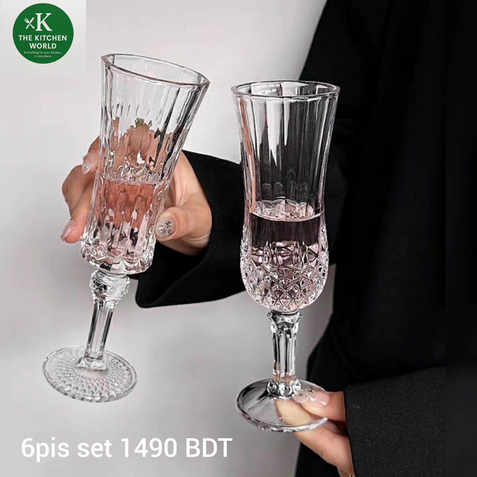 Lead-Free Diamonds Red Glass Cup / Shot Glass