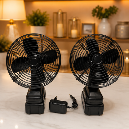 8-Inch Rechargeable Lithium Metal Fan