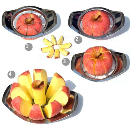 8-blade apple corer and fruit slicing kitchen tool