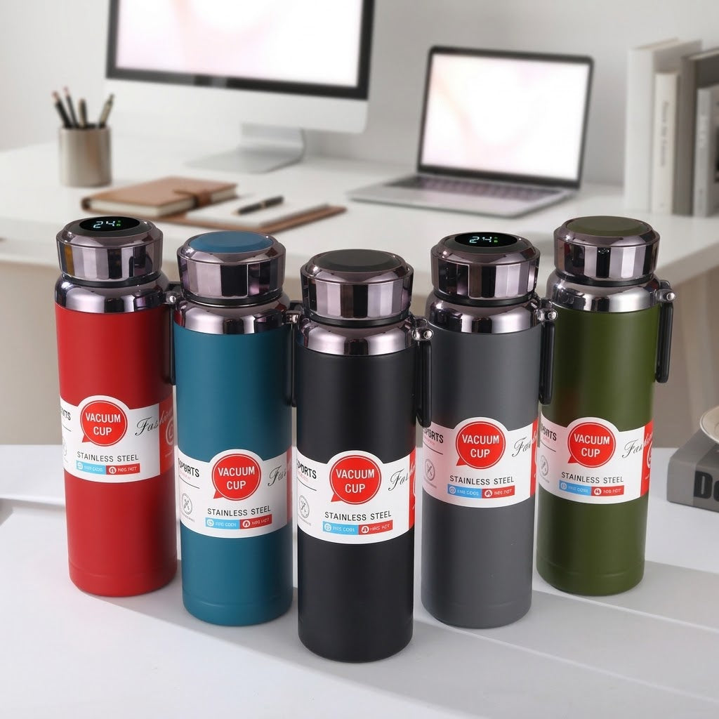 800ml 316 stainless steel vacuum tumbler with temperature display