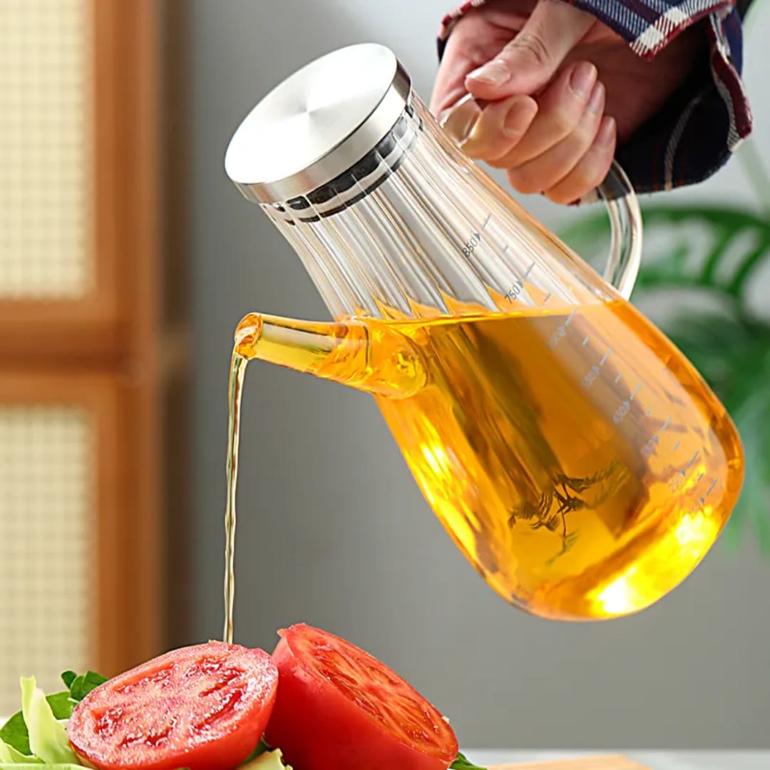 High Borosilicate Glass Vinegar &amp; Oil Bottle
