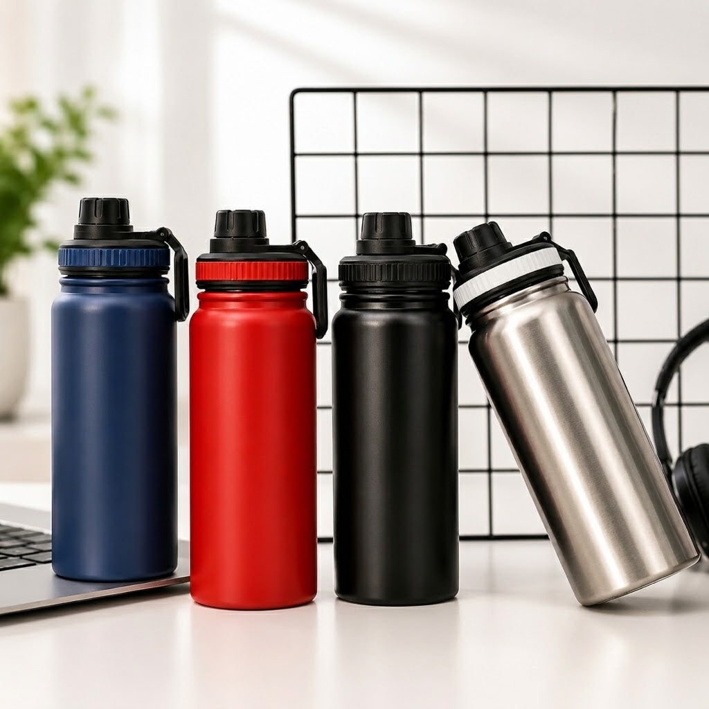 Large Capacity Stainless Steel Vacuum Water Bottle | Insulated Thermos Flask for Gym, Sports & Travel