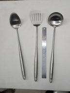 17-Inch 304 Stainless Steel Skimmer Ladle | Slotted Spider Strainer Spoon for Frying & Cooking