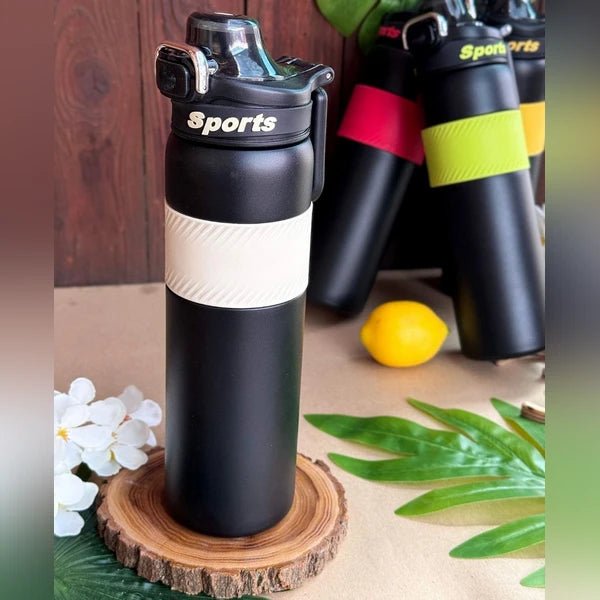 Top Selling Custom Logo 800ml 316 Stainless Steel Sport Insulated Vacuum Water Bottle With Handle and Lid