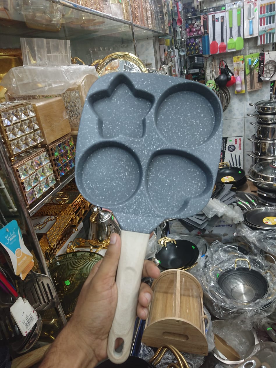 Breakfast Frying Pan – Non-Stick, 3/4/5-Hole Design