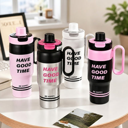 750ml 316 stainless steel vacuum tumbler with handle