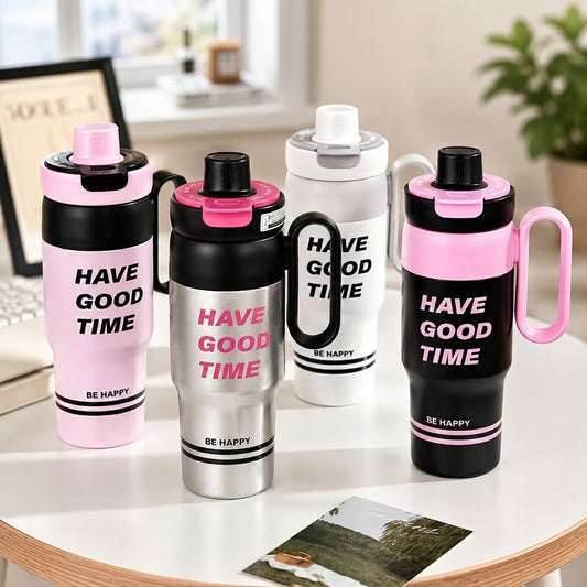 750ml 316 stainless steel vacuum tumbler with handle