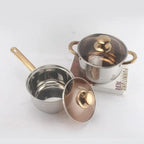 12 Pcs Stainless Steel Cookware Set with Lid